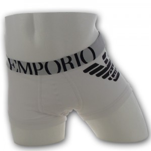 Emporio Armani - Eagle Stretch Trunk - White