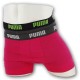 Puma Basis Boxershorts - 2pack - Grijs / Roze